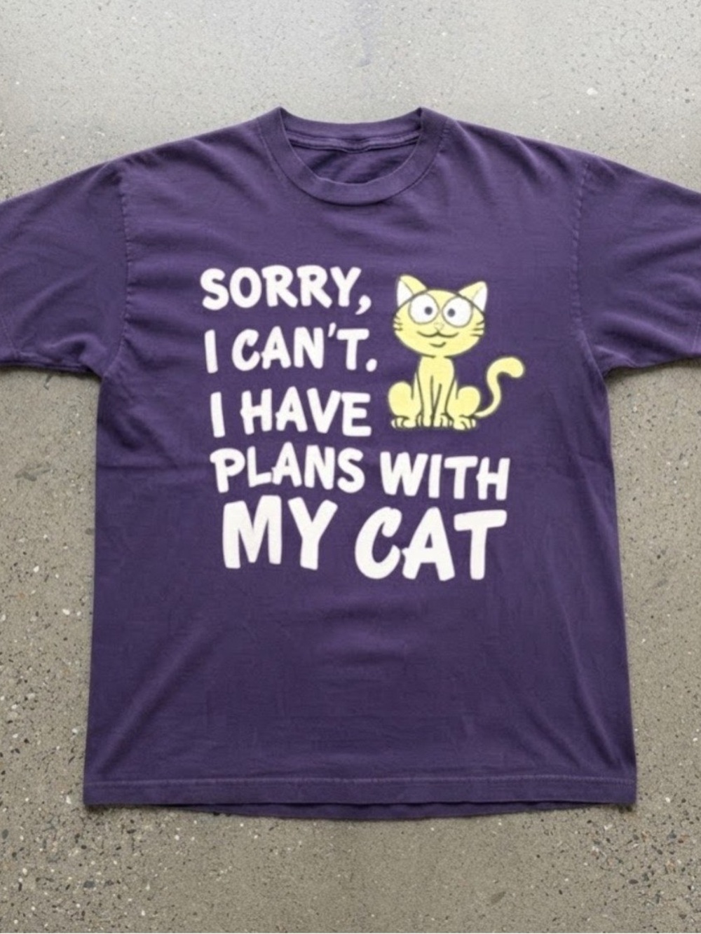 Funny Cat Person Kitty Cotton Gildan T-Shirt
